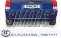 Catback výfuk Simons Volvo V70N Turbo 4WD 2.4T/2.5T D5 (01-05/04) - homologace