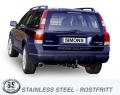 Catback výfuk Simons Volvo V70 XC 4WD / XC70 2.4T/2.5T D5 (01-07) - homologace