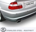 Catback výfuk Simons BMW E46 sedan/coupe/kombi 316i/318i (98-05)