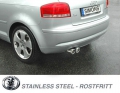 Koncový tlumič výfuku Simons Audi A3 8P 2WD 1.4TSi/2.0 TFSi (03-13) - homologace