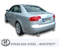 Catback výfuk Simons Audi A4 B7 Quattro Sedan/Avant 1.8T/2.0TFSi (05-08) - homologace