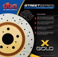Brzdové kotouče DBA na Nissan 370Z 3.7 V6 Brembo brdziče (08-) - zadní DBA2315X