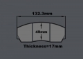 Přední brzdový kit D2 Racing pro Toyota IQ (08-), 4-pístkové brzdiče, pevné kotouče 304x28mm