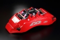 Přední brzdový kit D2 Racing pro Subaru Impreza STi (01-17), 6-pístkové brzdiče, plovoucí kotouče 356x32mm