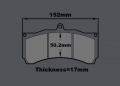 Přední brzdový kit D2 Racing pro Subaru Impreza STi (01-17), 6-pístkové brzdiče, plovoucí kotouče 356x32mm