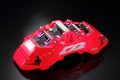 Přední brzdový kit D2 Racing pro Peugeot 106 (91-04), 8-pístkové brzdiče, plovoucí kotouče 421x36mm