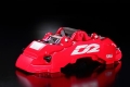 Přední brzdový kit D2 Racing pro Peugeot 106 (91-04), 8-pístkové brzdiče, plovoucí kotouče 421x36mm