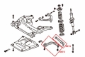 Front Lower Arms (front) Hardrace BMW 5-Series F10 / F11 / GT F07 - silentblok