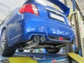 Catback výfuk Invidia typ Q300 pro Subaru Impreza VA WRX/STi (14-16) - homologace (titan look koncovky)