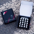 Sada kolových šroubů Japan Racing JB1 závit M12 x 1,25 - 28mm délka závitu - chrom