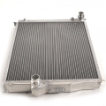 Hlinikový závodní chladič Jap Parts BMW E46 316i-330i CI/XI/TI + 1.8/2.0/3.0D + M3 (98-06) - bajonet