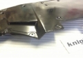 Karbonové lízátko pod přední nárazník se spodním krytem Knight Racer Nissan GT-R R35 (08-11)