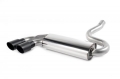 Downpipe back Milltek Audi Coupe UR Quattro 10v Turbo (89-91) - verze s rezonátorem - koncovka černá