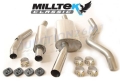 Manifold back výfuk Milltek VW Golf 1 GTi (76-83) - verze s rezonátorem - aftermarket svody