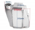 Aftercooler 305 x 315 x 115mm - výstupy 76mm