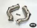 Downpipes s náhradami katalyzátorů MTC Motorsport Lamborghini Urus 4.0 TFSI bi-turbo (18-)
