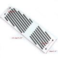 Pedály ProRacing pro BMW X1 E84 / X3 E83 / F25 / X4 F26 / X5 E53 / E70 / X6 E71 / E72 / Z4 E85 / E86 / E89 bez loga - automatická převodovka - stříbrné
