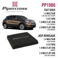 Sportovní vzduchový filtr (vložka filtru) Pipercross na Jeep Renegade 1.6 E-torq (07/14-)