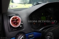 Držák budíku do ventilace Škoda Octavia II 1Z (04-13) - 1x budík 52mm