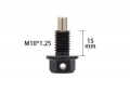 Magnetický výpustný šroub M10x1.25 - délka závitu 15mm