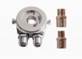 Univerzální kit chladič oleje ProRacing s vedením D-10 - 10 šachet - M20x1.5, 3/4-UNF