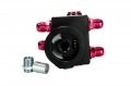 Externí relokační držák olejového filtru ProRacing M20 x 1,5 a 3/4"-16UNF s termostatem - 2x vývody D-10