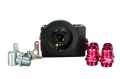 Externí relokační držák olejového filtru ProRacing M20 x 1,5 a 3/4"-16UNF s termostatem - 2x vývody D-10