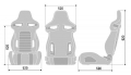 Sportovní sedačka Sparco R333 - černá/červená