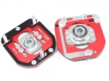 Přední horní uložení tlumičů (Pillowball Top Mounts) Silver Project BMW E30 - 3D 2way verze pro sériový podvozek