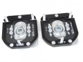 Přední horní uložení tlumičů (Pillowball Top Mounts) Silver Project BMW E30 - 3D 2way verze pro stavitelný podvozek