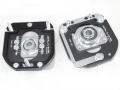 Přední horní uložení tlumičů (Pillowball Top Mounts) Silver Project BMW E30 - 3D 2way verze pro stavitelný podvozek