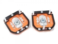 Přední horní uložení tlumičů (Pillowball Top Mounts) Silver Project BMW E30 - 3D 2way verze pro stavitelný podvozek