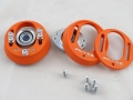 Přední horní uložení tlumičů (Pillowball Top Mounts) Silver Project Seat Toledo 1L - -15mm