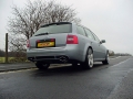 Catback výfuk Milltek Audi RS6 C5 4.2 V8 Bi-Turbo Sedan/Avant (02-04) - verze bez rezonátorů - koncovky černé
