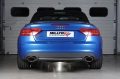 Catback výfuk Milltek Audi S5 B8 Coupe/Cabriolet 3.0 TFSI S-tronic (09-11) - verze bez rezonátoru Race - koncovky leštěné Oval