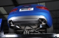 Catback výfuk Milltek Audi S5 B8 Coupe/Cabriolet 3.0 TFSI S-tronic (09-11) - verze bez rezonátoru Race - koncovky leštěné Oval