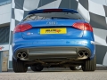 Catback výfuk Milltek Audi S4 B8 3.0 V6 Supercharged (09-12) - verze bez rezonátoru Race - koncovky černé Oval