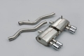 Catback výfuk Milltek BMW 3-Series E90 / E92 / E93 M3 Coupe/Sedan/Cabrio 4.0 V8 (07-13) - koncovky leštěné