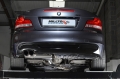 Secondary catback výfuk Milltek BMW 1-Series E82 / E88 Coupe/Cabriolet 135i N54 (08-10) - koncovka černá (homologace)