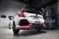 Catback výfuk Milltek Honda Civic Type-R FK8 2.0T i-VTEC (17-) - verze s rezonátorem - koncovky černé