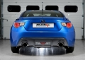 Secondary catback výfuk Milltek Subaru BRZ 2.0 (12-) - verze bez rezonátoru - koncovky titanové