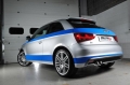 Catback výfuk Milltek Audi A1 S-line 1.4 TFSI 185PS S-tronic (10-15) - verze s rezonátorem - koncovka leštěná