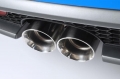 Catback výfuk Milltek Audi A1 S-line 1.4 TFSI 185PS S-tronic (10-15) - verze s rezonátorem - koncovka leštěná