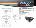 Výfukové svody SPA Turbo Audi A3 / S3 / TT 1.8T 20V - T3 + WG 38mm