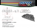 Výfukové svody SPA Turbo VW Golf 4/5 VR6/R32/24V - T3 / T3/T4 + WG 38mm