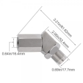 Adaptér pro odstínění lambda sondy Speedwow - úhel 45° - závit M18x1.5 (mini kat)