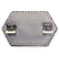 Tepelný štít (Pipe shield) Thermotec - 9,5 x 14,6cm Ricochet černý