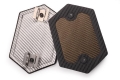 Tepelný štít (Pipe shield) Thermotec - 9,5 x 14,6cm Carbon
