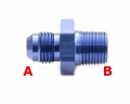Redukční fitinka D-06 (AN6) 9/16"x18-UNF - 3/8"-NPT