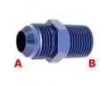 Redukční fitinka D-10 (AN10) 7/8"x14-UNF - 1/2"-NPT